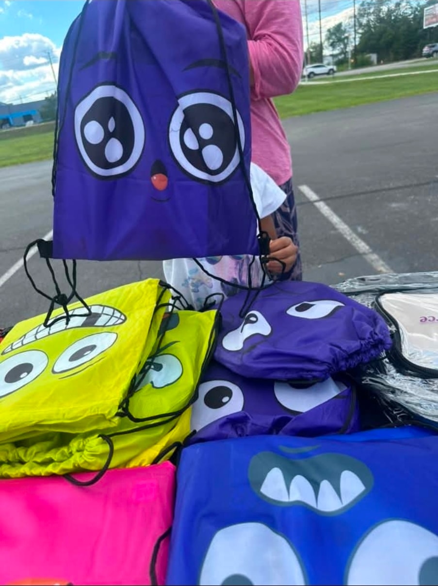 Colorful kites at School Daze community event