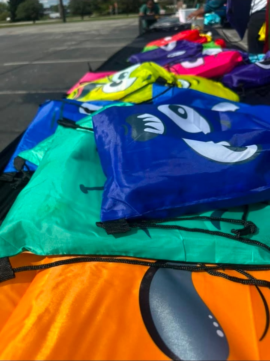 Colorful kites at School Daze